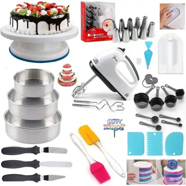 cake decorating tools set combo Kitchen Tool Set  (Multicolor, Baking Tools)